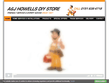 Tablet Screenshot of howells-diy.com